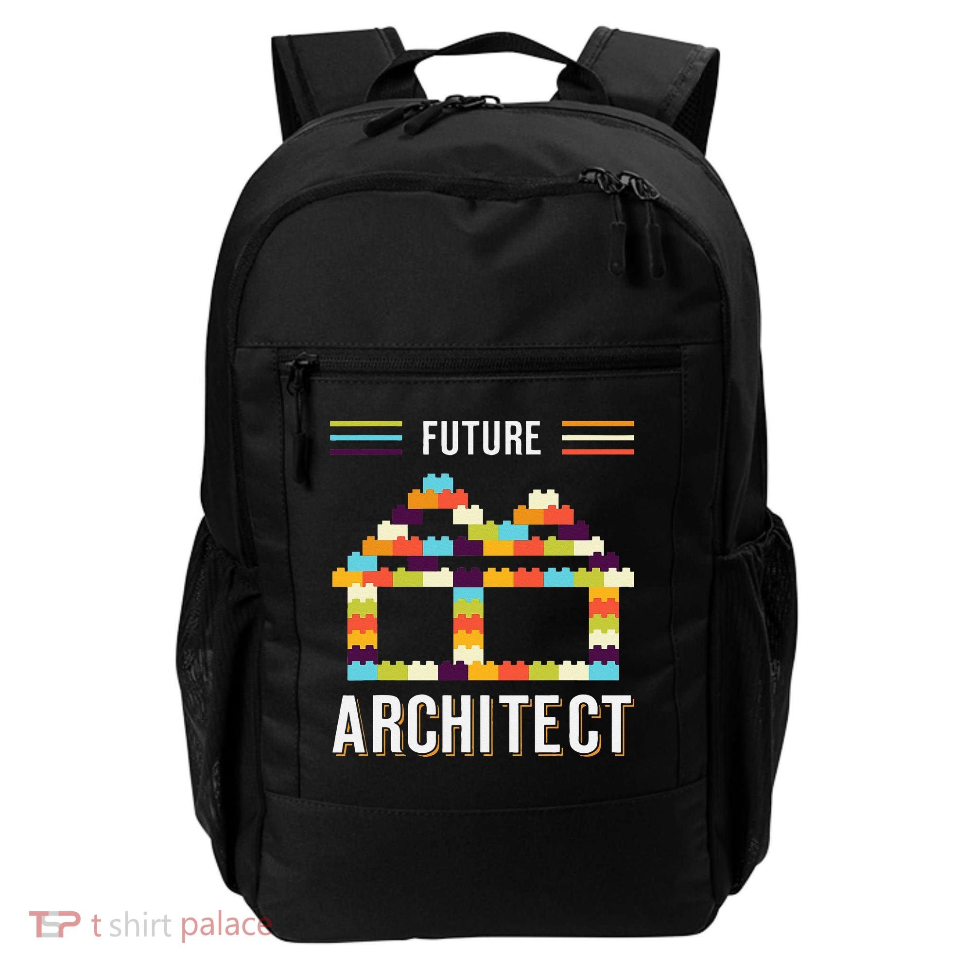 Future Architect Building Blocks Brick Gift for Cute  Backpack