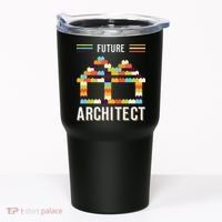 Future Architect Building Blocks Brick Gift for Cute  Tumbler thumb 0