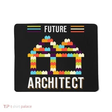 Future Architect Building Blocks Brick Gift for Cute  Mousepad