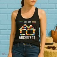 Future Architect Building Blocks Brick Gift for Cute  Women's Tank Top thumb 2