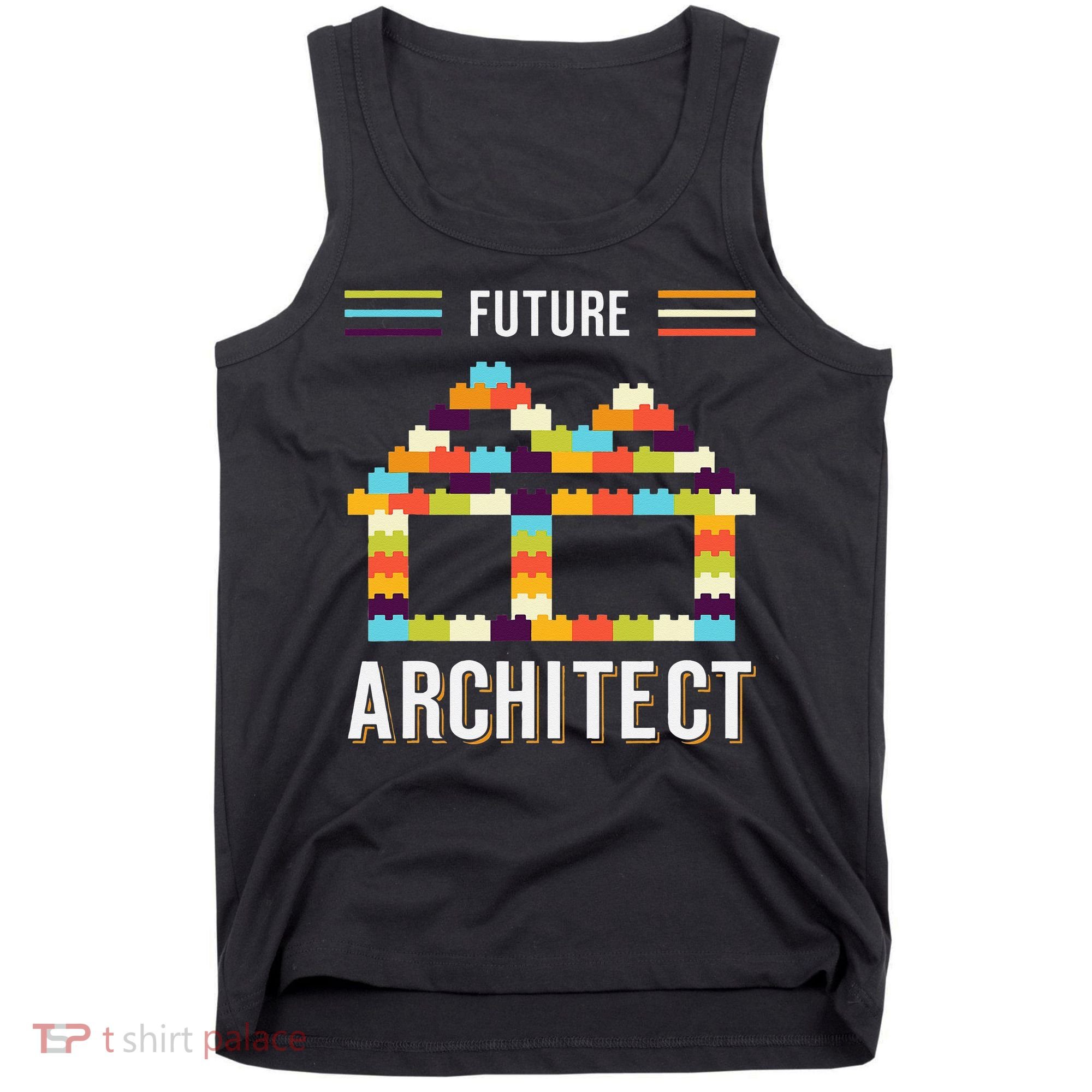 Future Architect Building Blocks Brick Gift for Cute  Tank Top