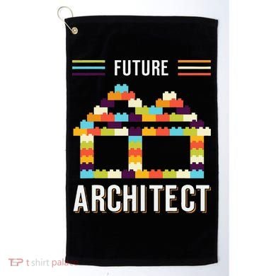 Future Architect Building Blocks Brick Gift for Cute  Golf Towel
