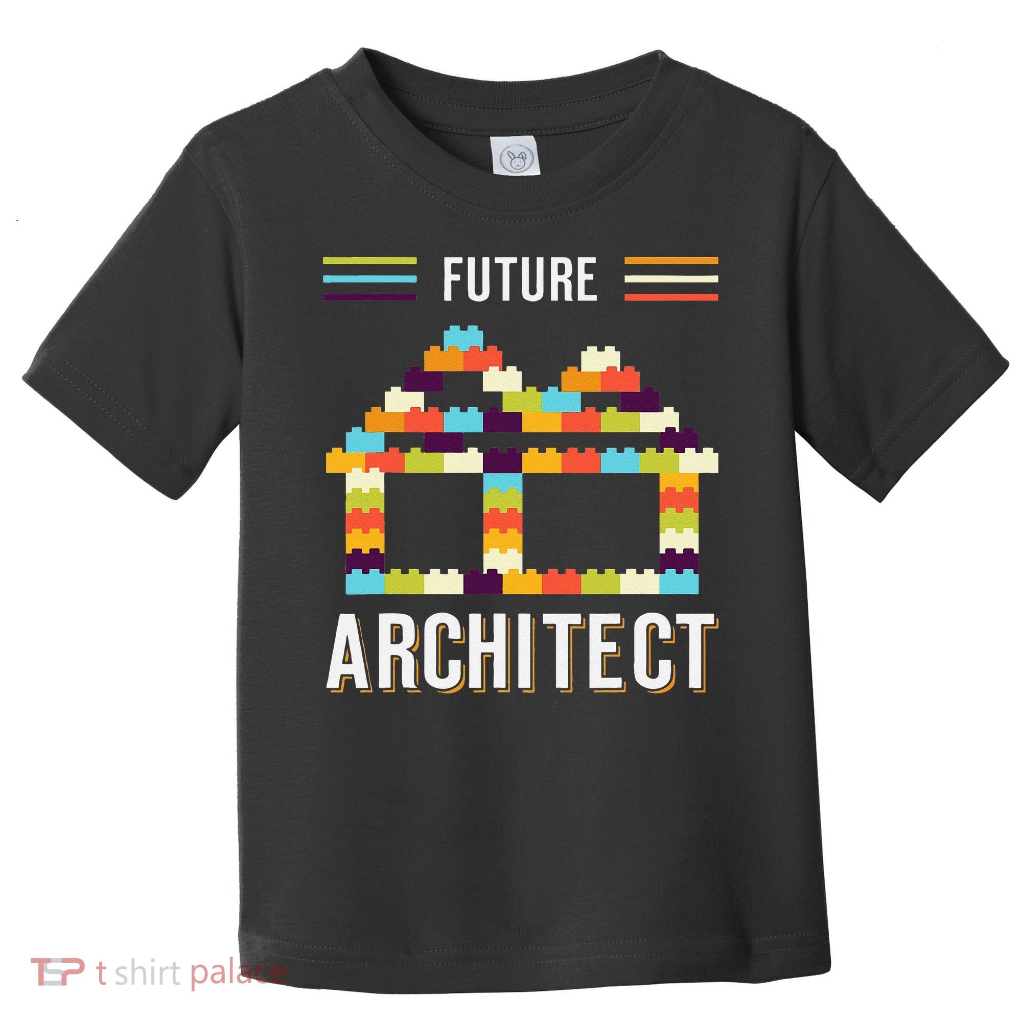 Future Architect Building Blocks Brick Gift for Cute  Toddler T-Shirt