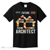 Future Architect Building Blocks Brick Gift for Cute  Kids T-Shirt thumb 0