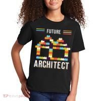 Future Architect Building Blocks Brick Gift for Cute  Kids T-Shirt thumb 2