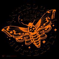 Funny Antisocial Butterfly Moth Partying In The Shadows Coffee Mug thumb 5