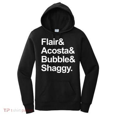 Flair Acosta Bubble And Shaggy Women's Hoodie