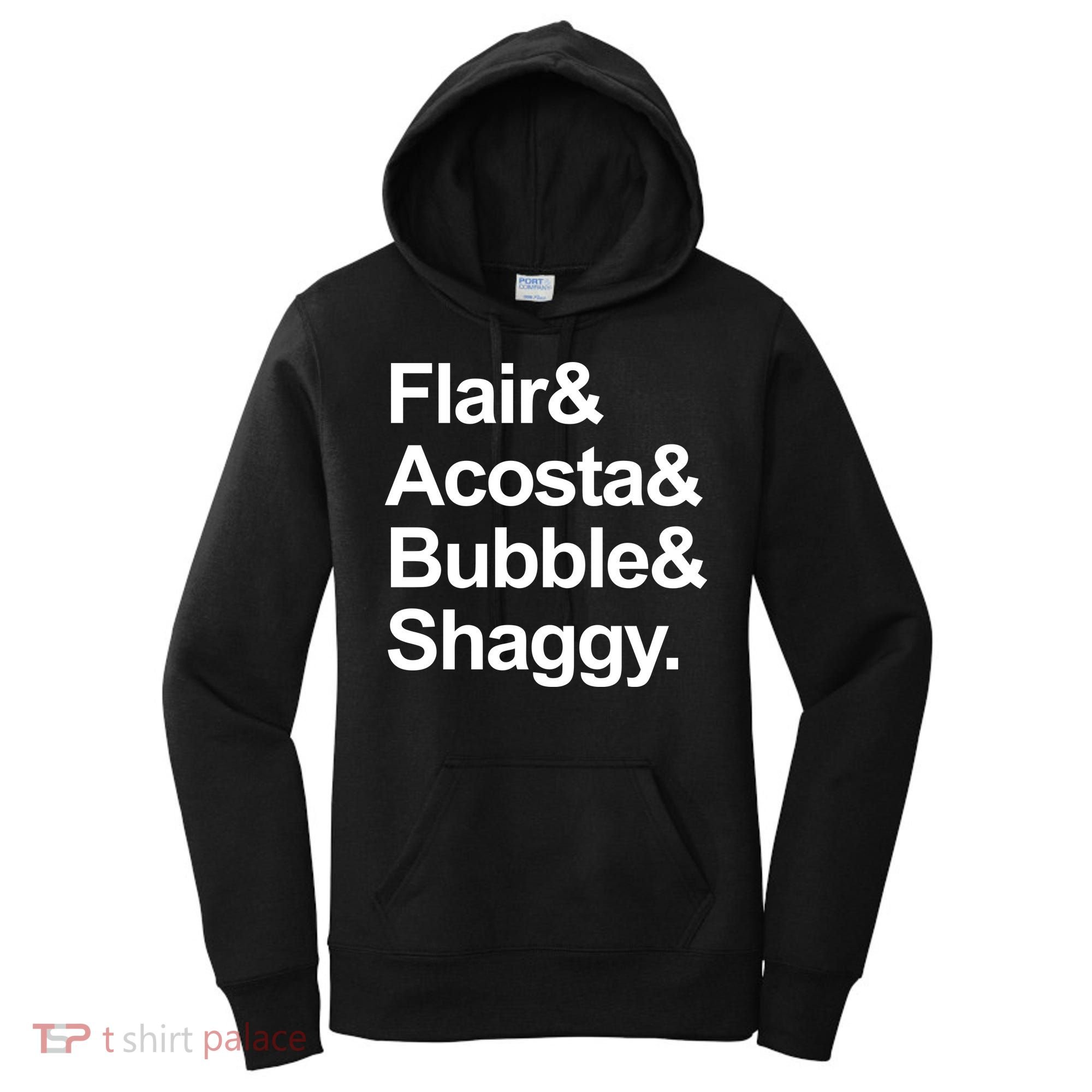 Flair Acosta Bubble And Shaggy Women's Hoodie