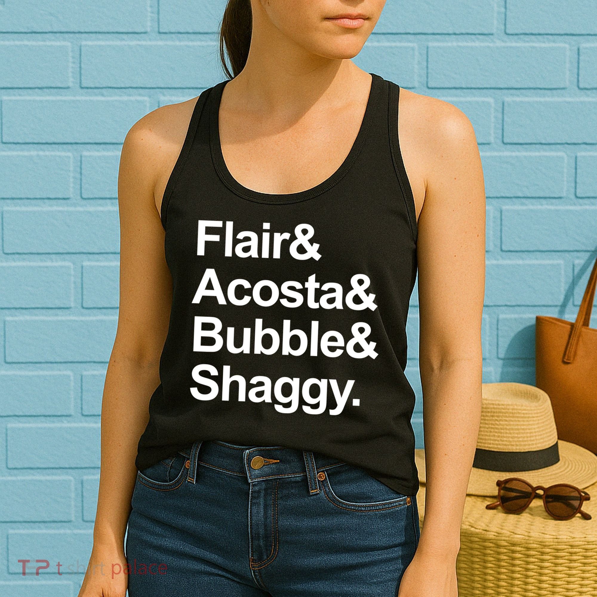 Flair Acosta Bubble And Shaggy Women's Tank Top