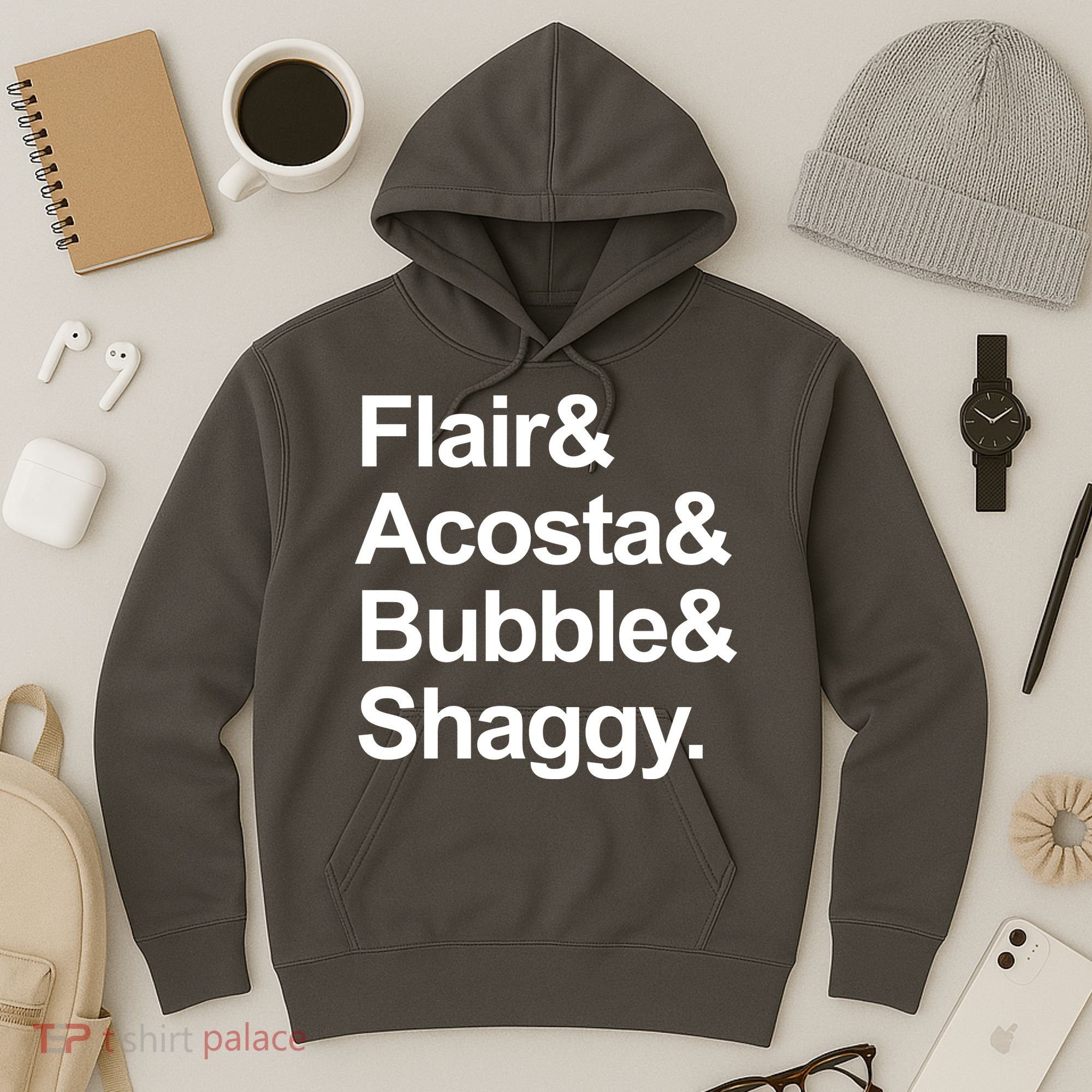 Flair Acosta Bubble And Shaggy Hoodie