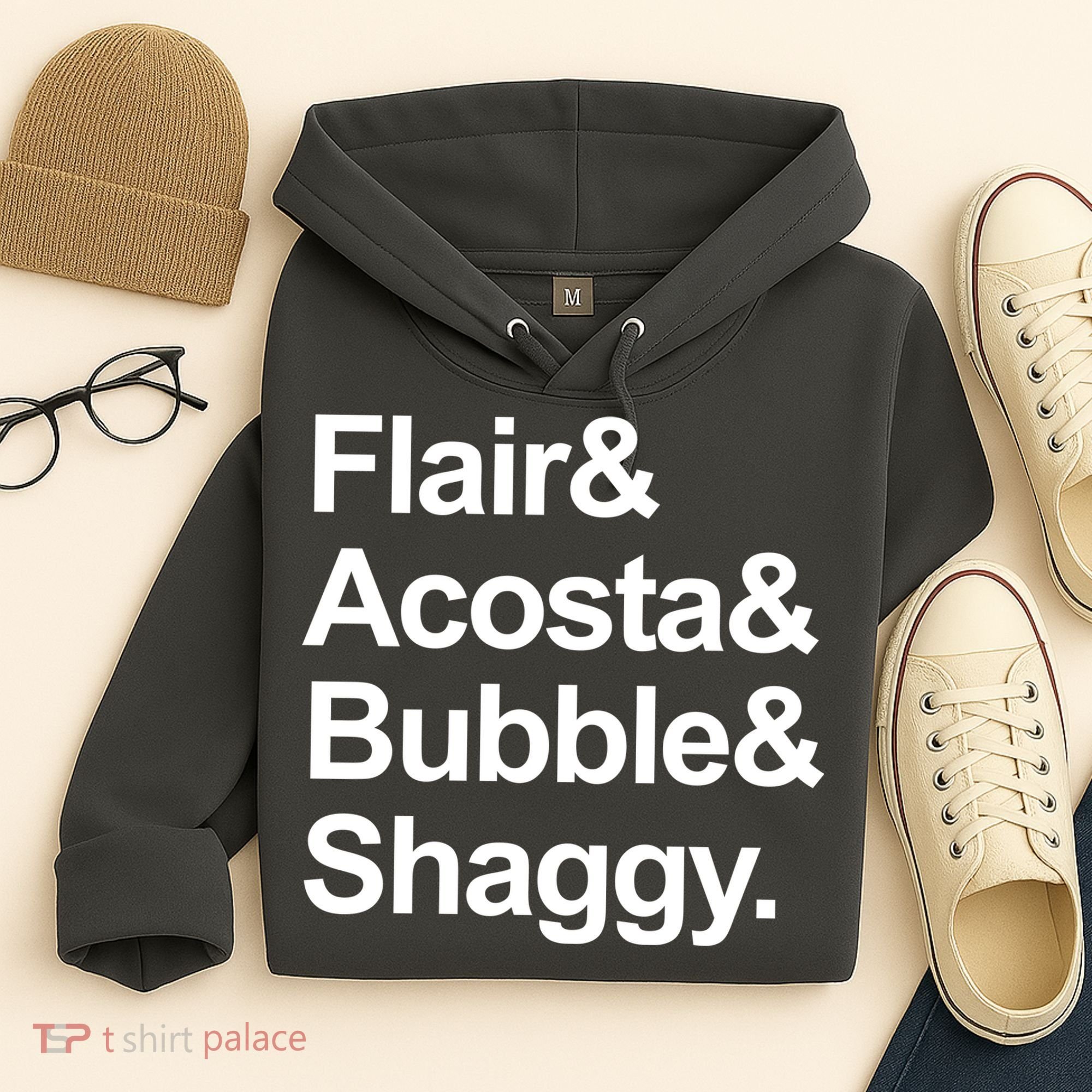 Flair Acosta Bubble And Shaggy Hoodie