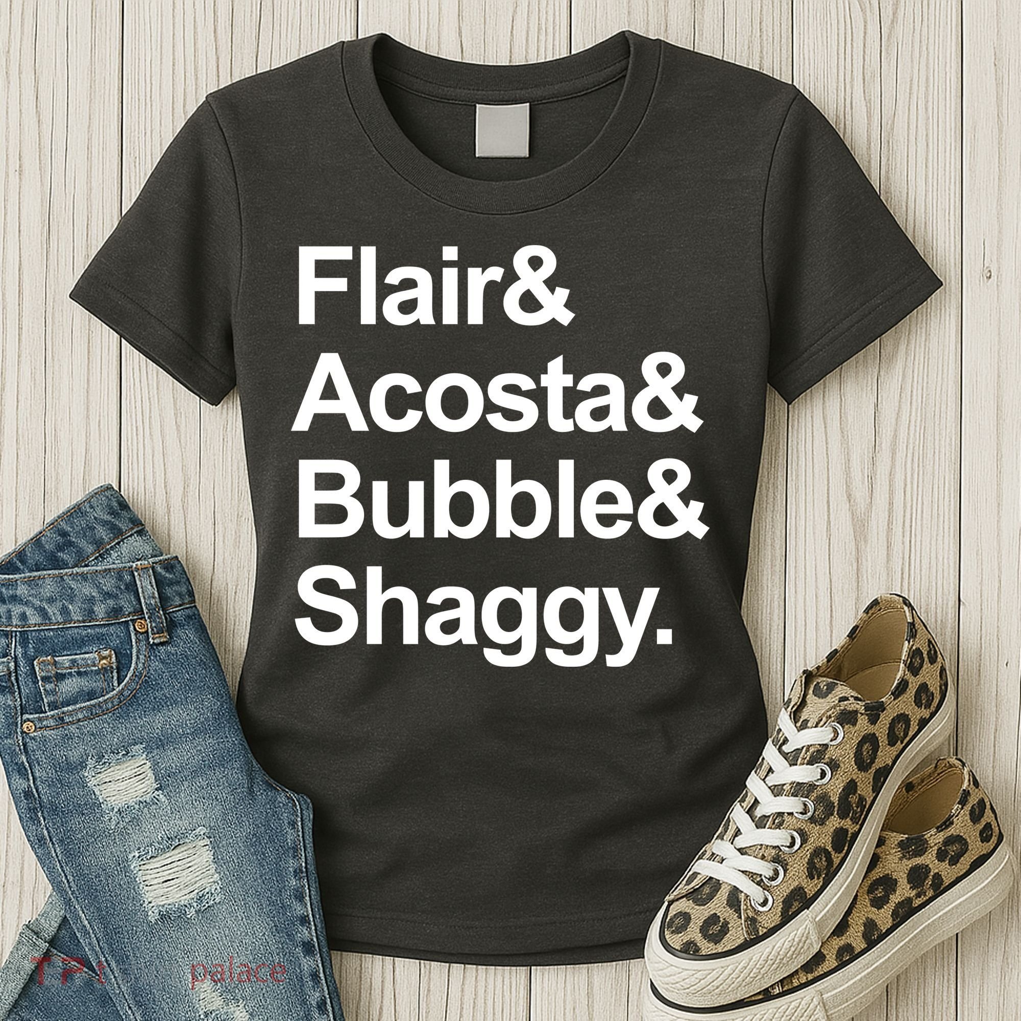 Flair Acosta Bubble And Shaggy Women's T-Shirt