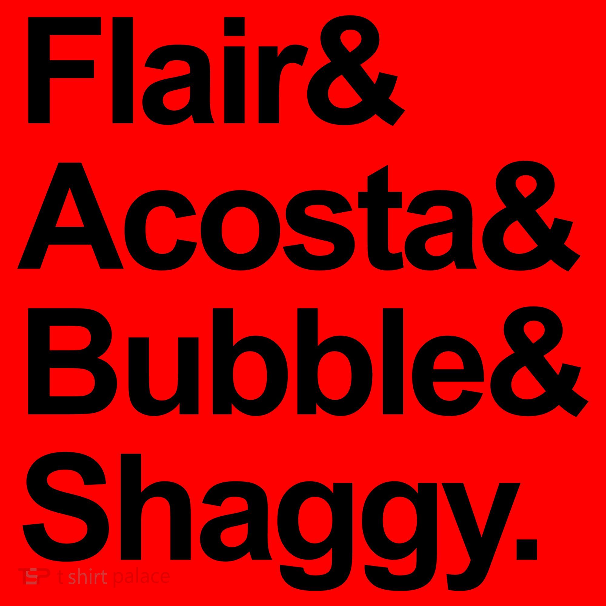 Flair Acosta Bubble And Shaggy Santa Hat