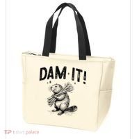 Funny Animal Beaver Dam It Tote Bag thumb 3