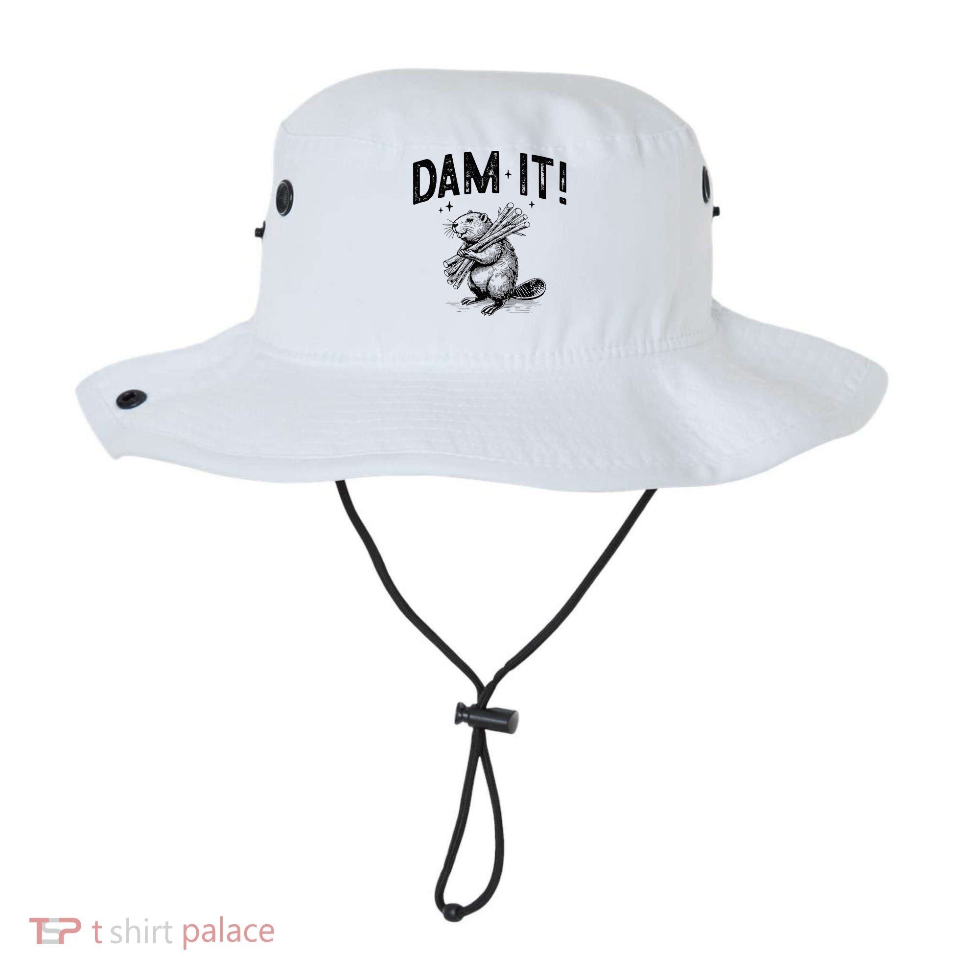 Funny Animal Beaver Dam It Bucket Hat