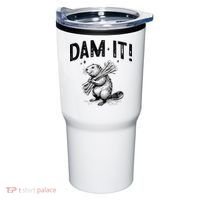 Funny Animal Beaver Dam It Tumbler thumb 0