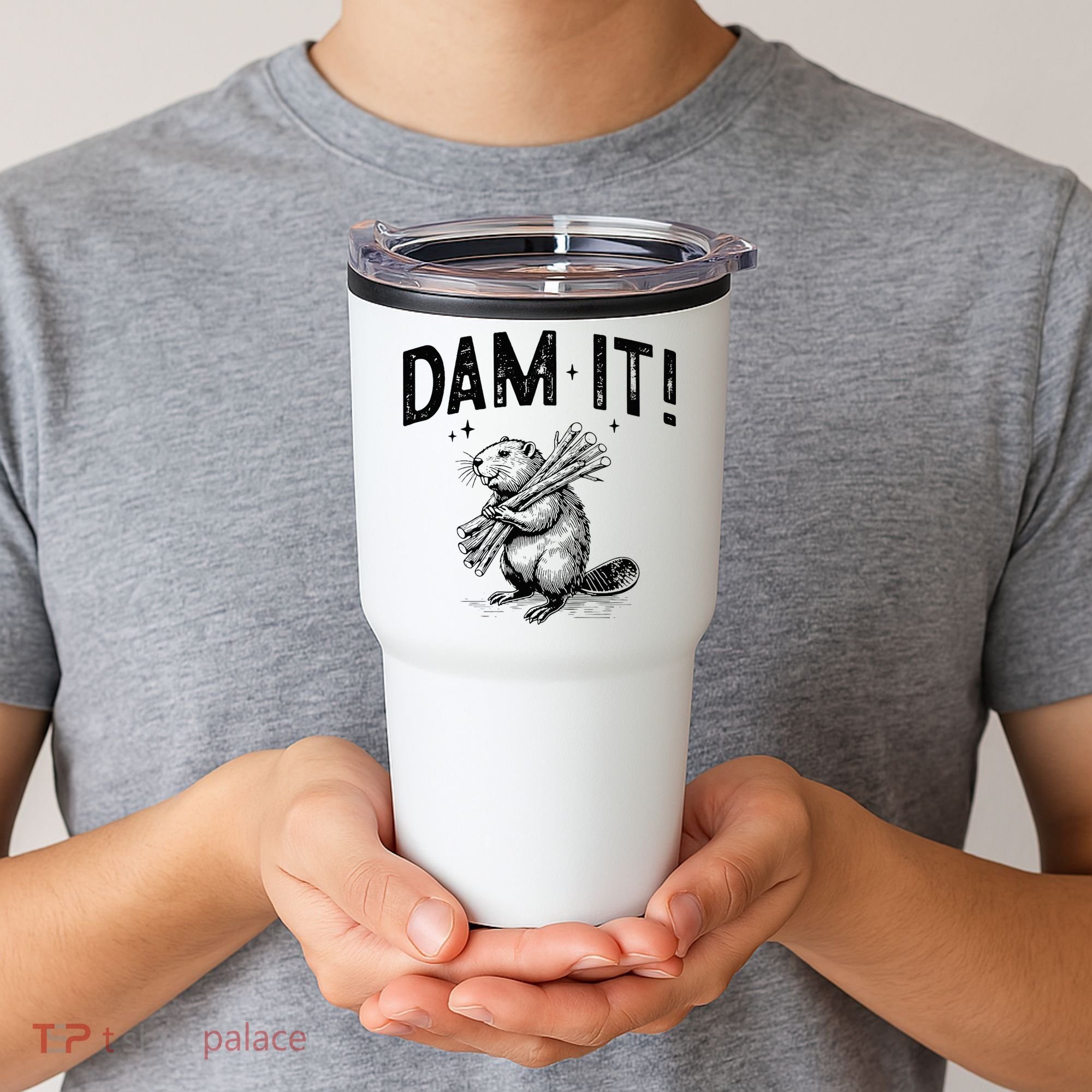 Funny Animal Beaver Dam It Tumbler