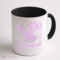 Fabulous & 100 Sparkly Shiny Heel 100th Birthday Coffee Mug thumb 1