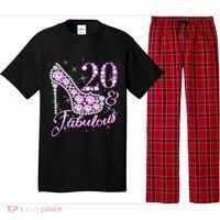 Fabulous & 20 Sparkly Shiny Heel 20th Birthday Pajama Set thumb 0