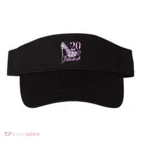 Fabulous & 20 Sparkly Shiny Heel 20th Birthday Visor thumb 0