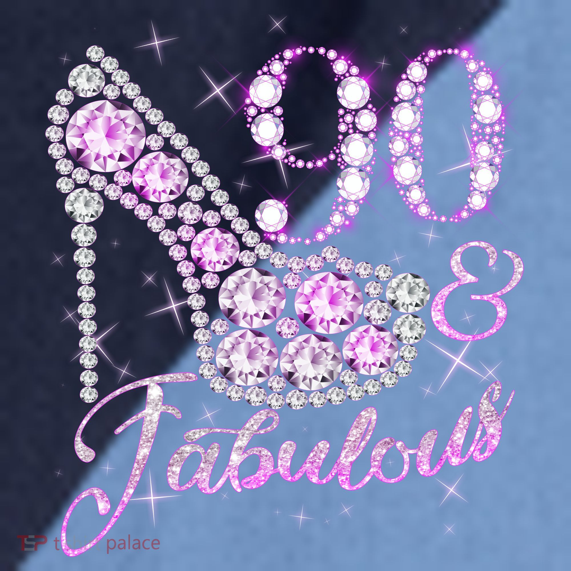 Fabulous & 90 Sparkly Shiny Heel 90th Birthday Raglan Baseball Sleeve Shirt