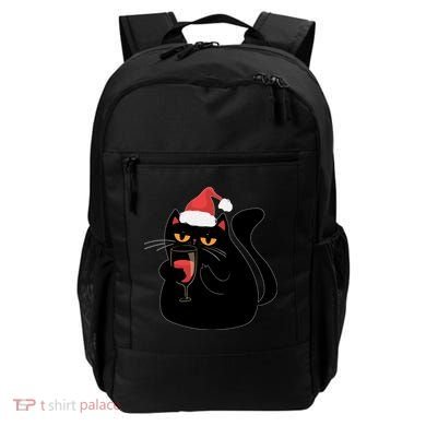 Funny Anti Christmas Drinking Grumpy Cat Flipping Bird Backpack