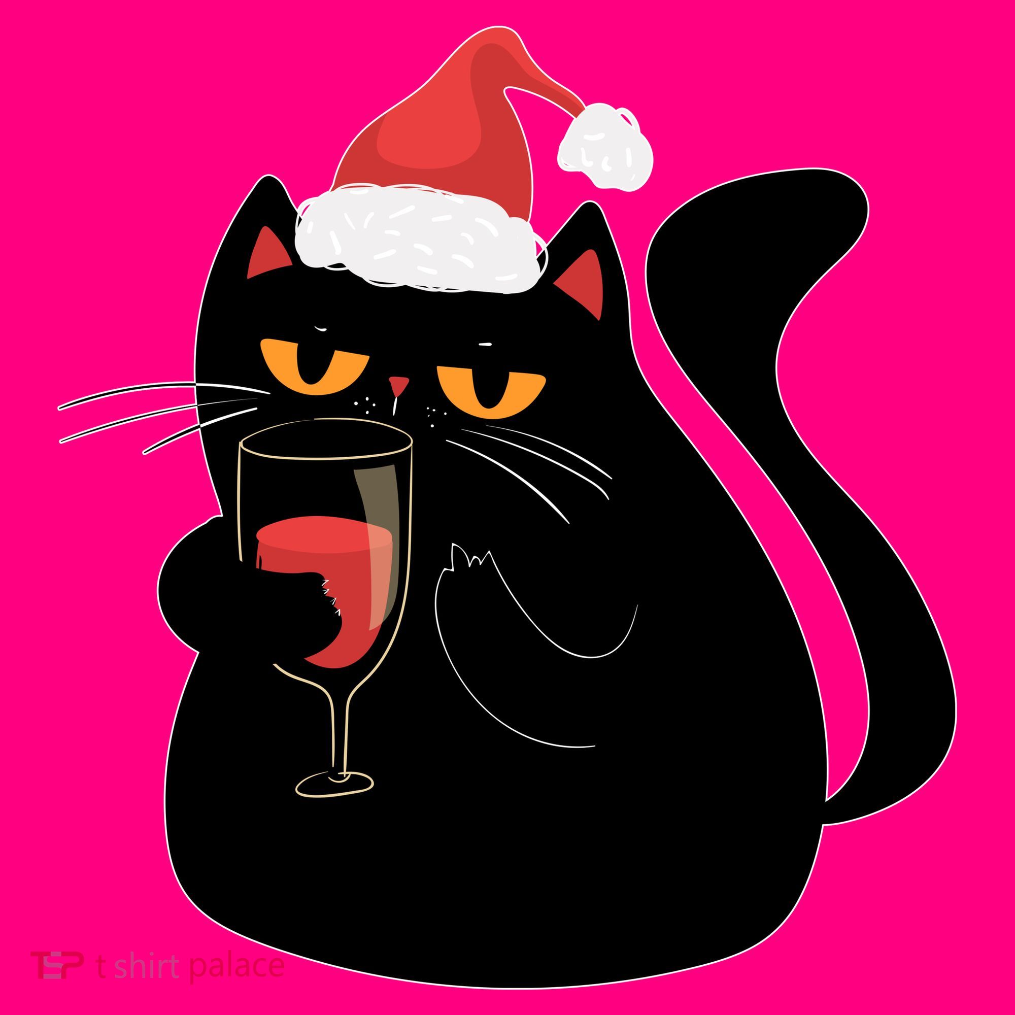 Funny Anti Christmas Drinking Grumpy Cat Flipping Bird Coaster