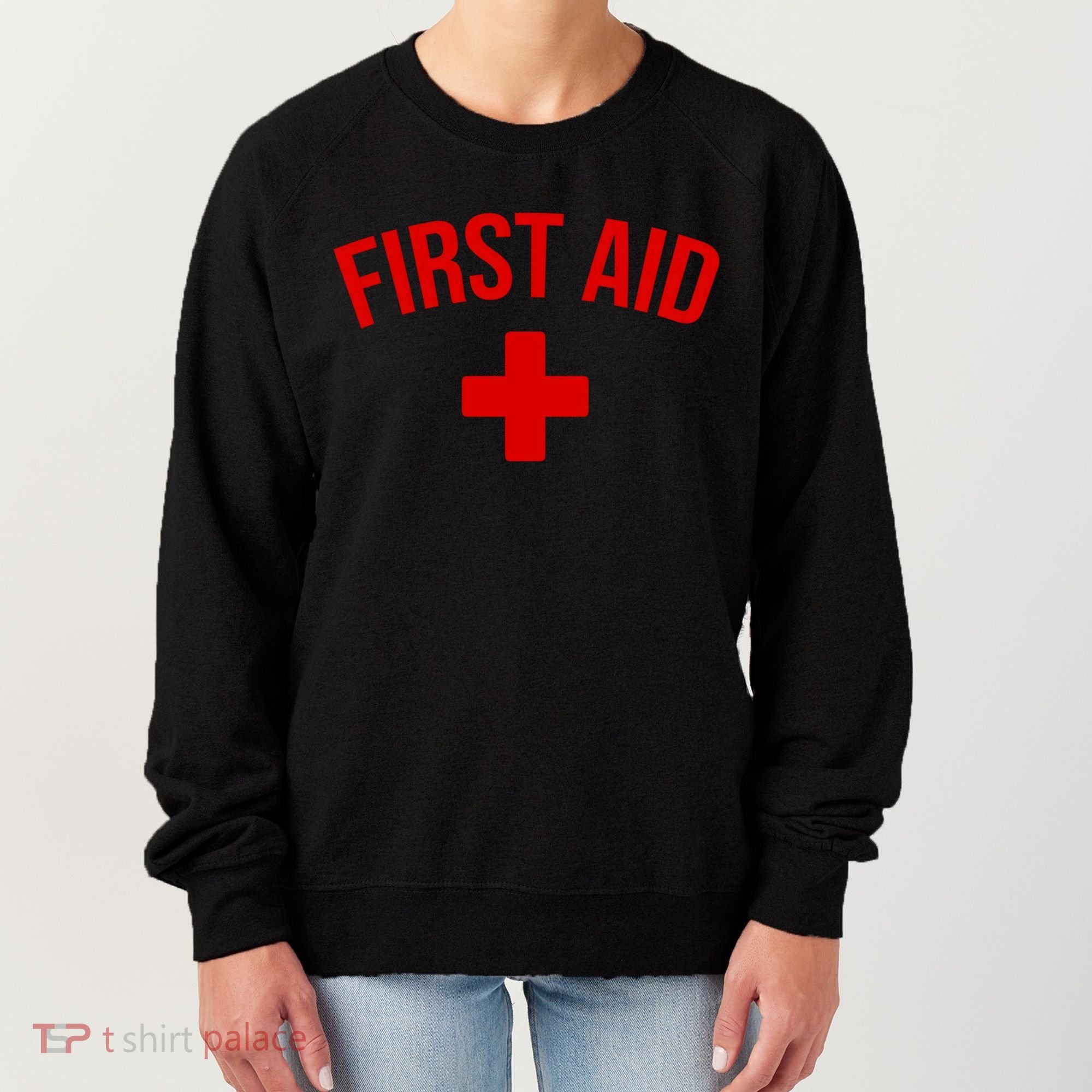 First Aid Cross Cool Medic Emergency Staff Uniform Gift Women's Sweatshirt