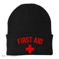 First Aid Cross Cool Medic Emergency Staff Uniform Gift Beanie thumb 0