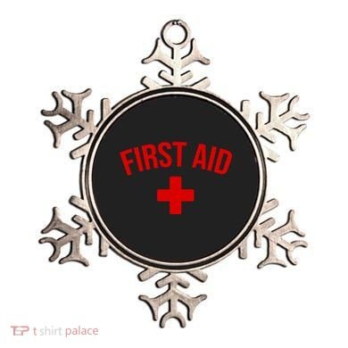 First Aid Cross Cool Medic Emergency Staff Uniform Gift Ornament