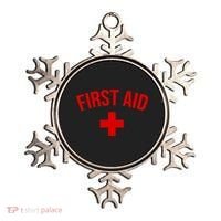 First Aid Cross Cool Medic Emergency Staff Uniform Gift Ornament thumb 0