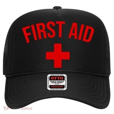 First Aid Cross Cool Medic Emergency Staff Uniform Gift Hat