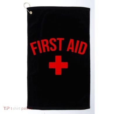 First Aid Cross Cool Medic Emergency Staff Uniform Gift Golf Towel
