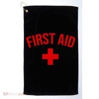 First Aid Cross Cool Medic Emergency Staff Uniform Gift Golf Towel thumb 0