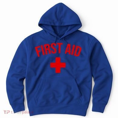 First Aid Cross Cool Medic Emergency Staff Uniform Gift Hoodie
