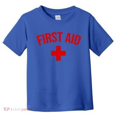 First Aid Cross Cool Medic Emergency Staff Uniform Gift Toddler T-Shirt