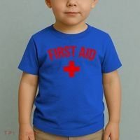 First Aid Cross Cool Medic Emergency Staff Uniform Gift Toddler T-Shirt thumb 2