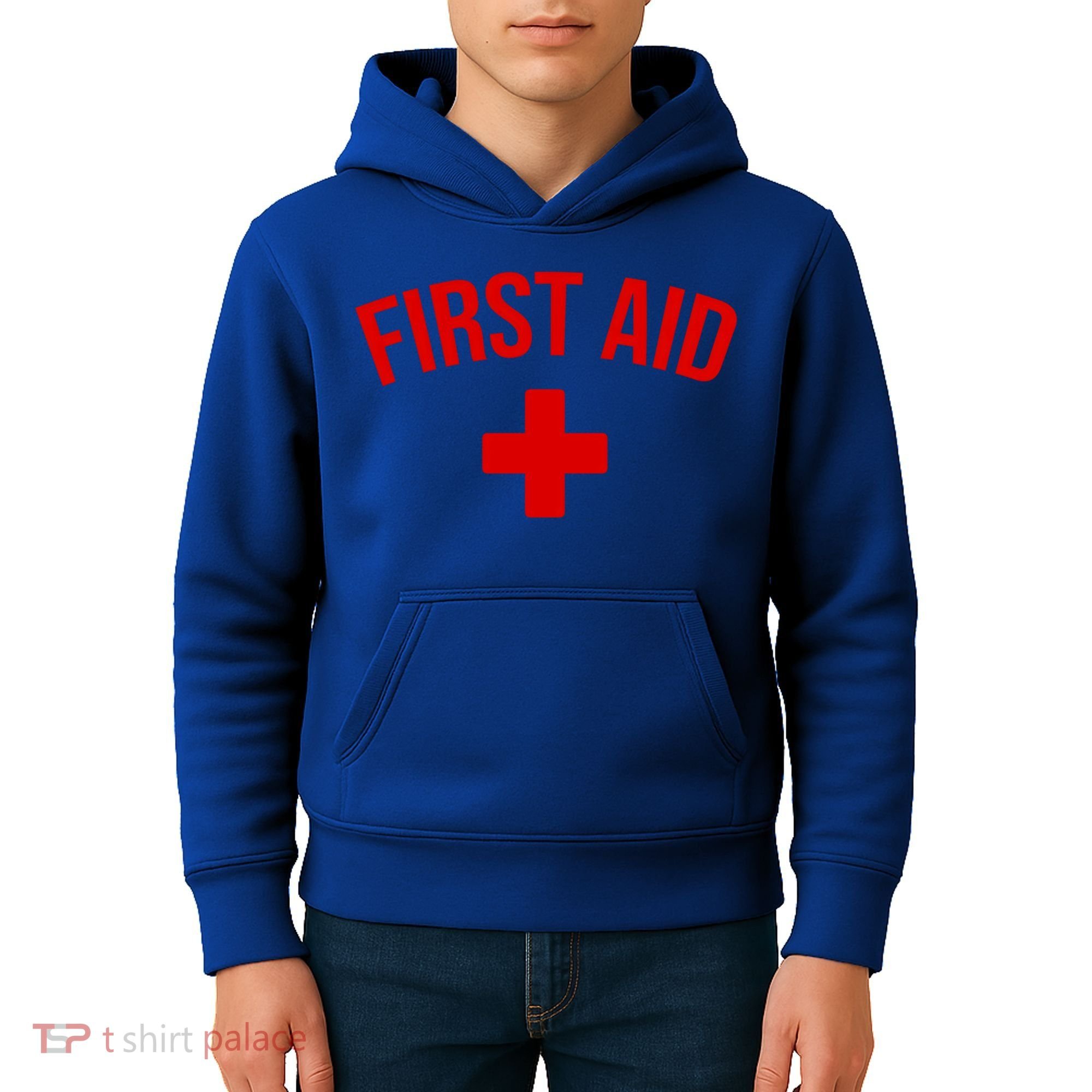First Aid Cross Cool Medic Emergency Staff Uniform Gift Kids Hoodie