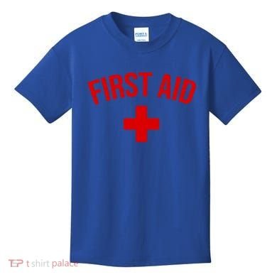 First Aid Cross Cool Medic Emergency Staff Uniform Gift Kids T-Shirt