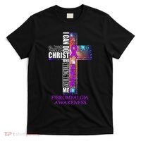 Fibromyalgia Awareness Christmas Gif T-Shirt thumb 0