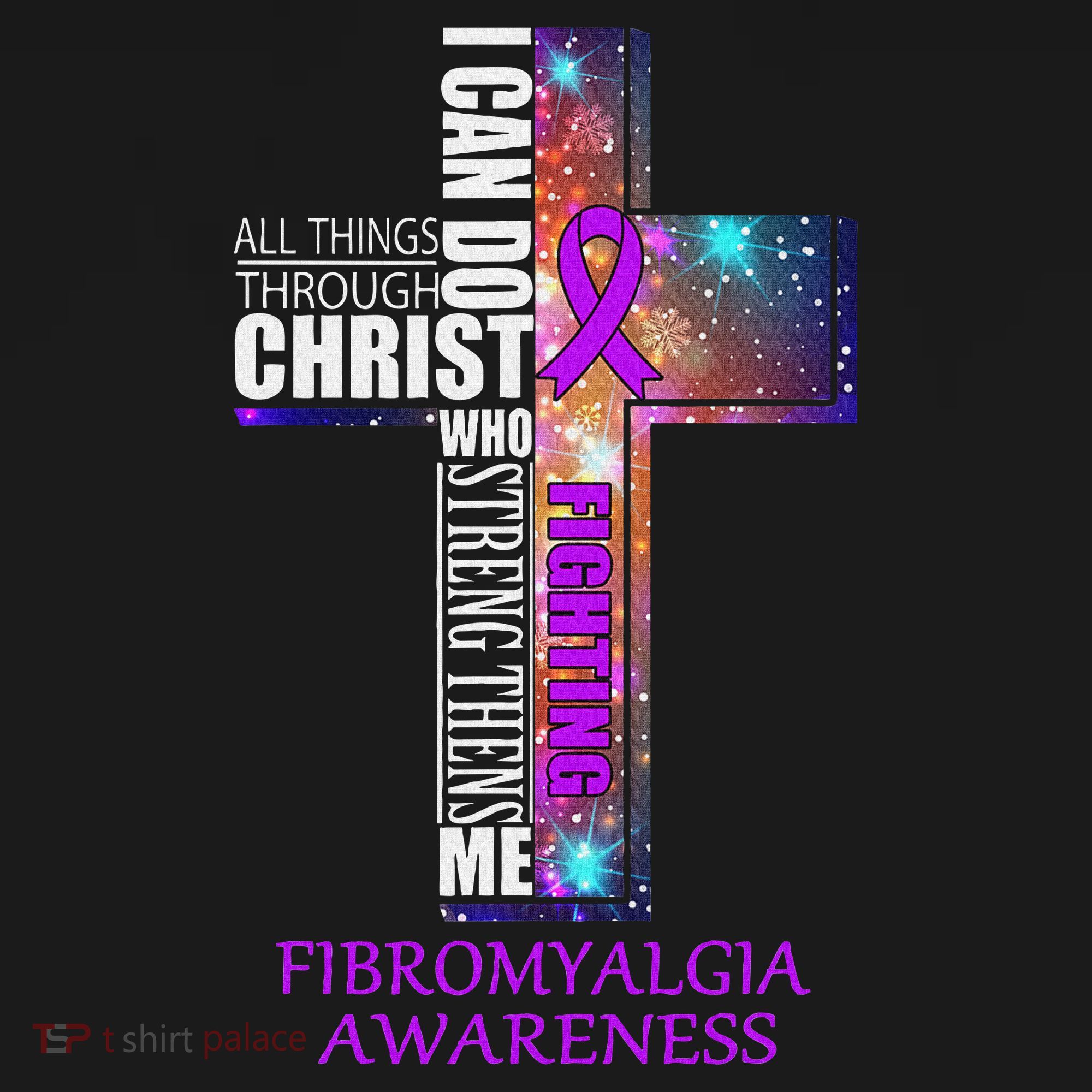 Fibromyalgia Awareness Christmas Gif Backpack