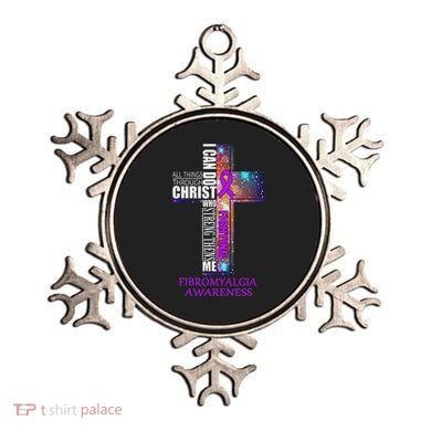 Fibromyalgia Awareness Christmas Gif Ornament