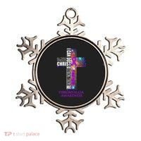 Fibromyalgia Awareness Christmas Gif Ornament thumb 0