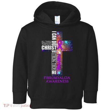 Fibromyalgia Awareness Christmas Gif Toddler Hoodie