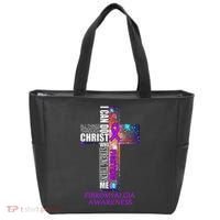Fibromyalgia Awareness Christmas Gif Tote Bag thumb 0