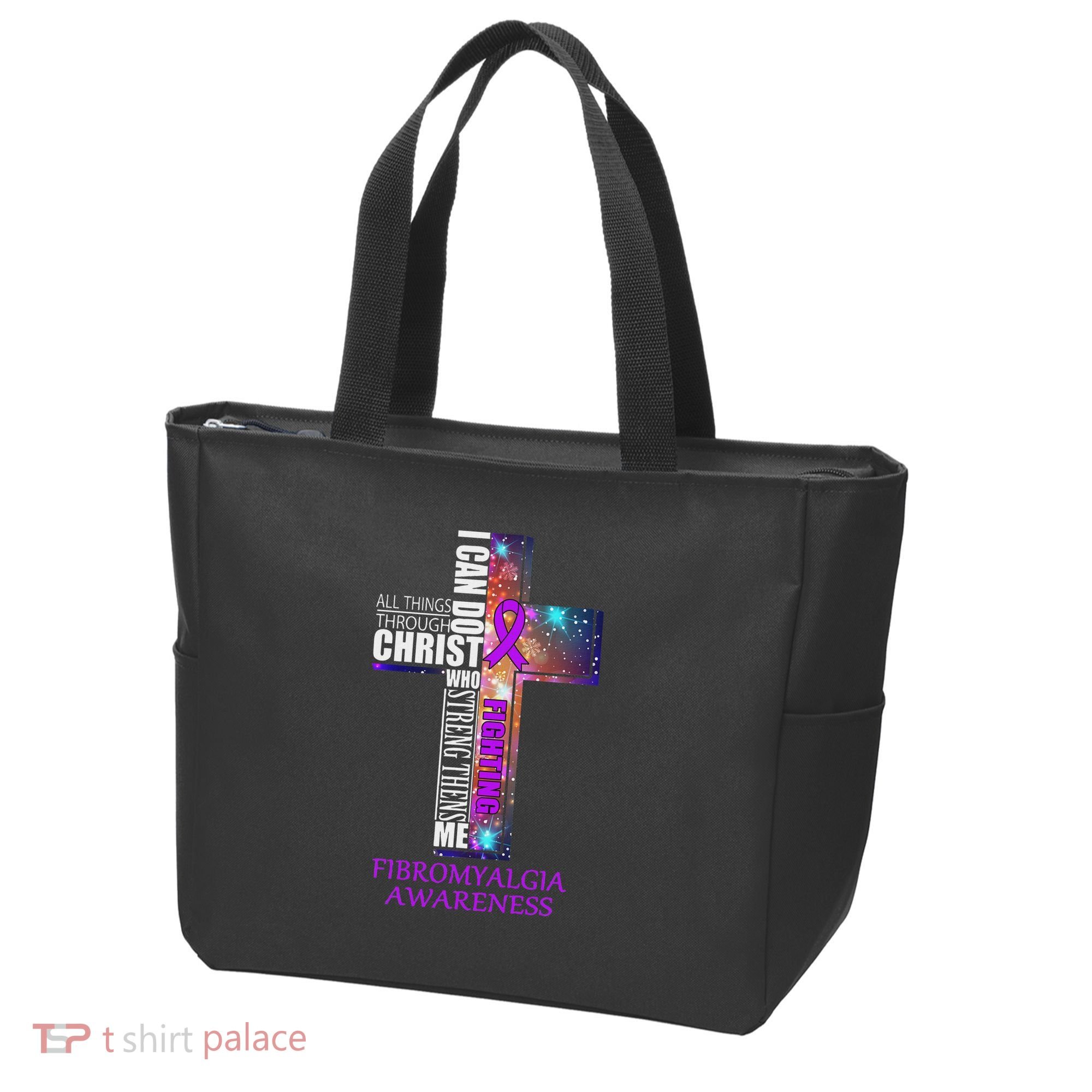Fibromyalgia Awareness Christmas Gif Tote Bag