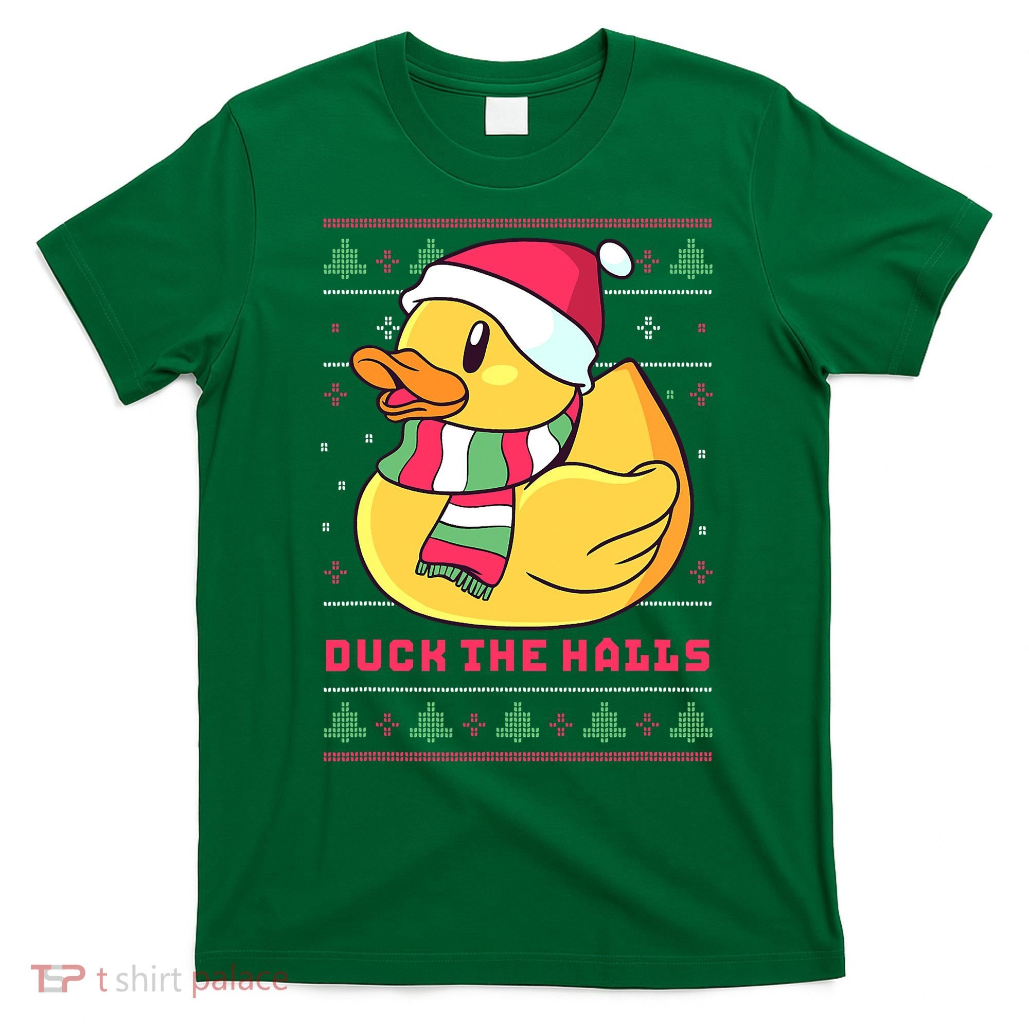 Funny and Cute Duck Puns Merry Christmas Duck The Halls T-Shirt