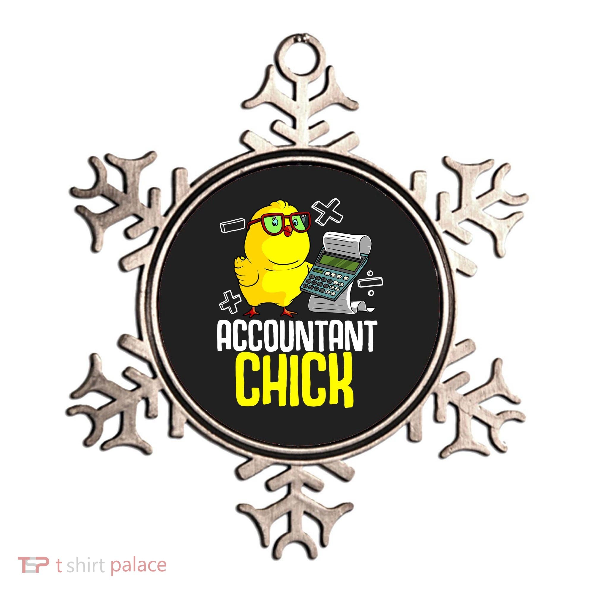 Funny Accountant Chick Gift For Cpa Bookkeeper Auditor Wo Ornament
