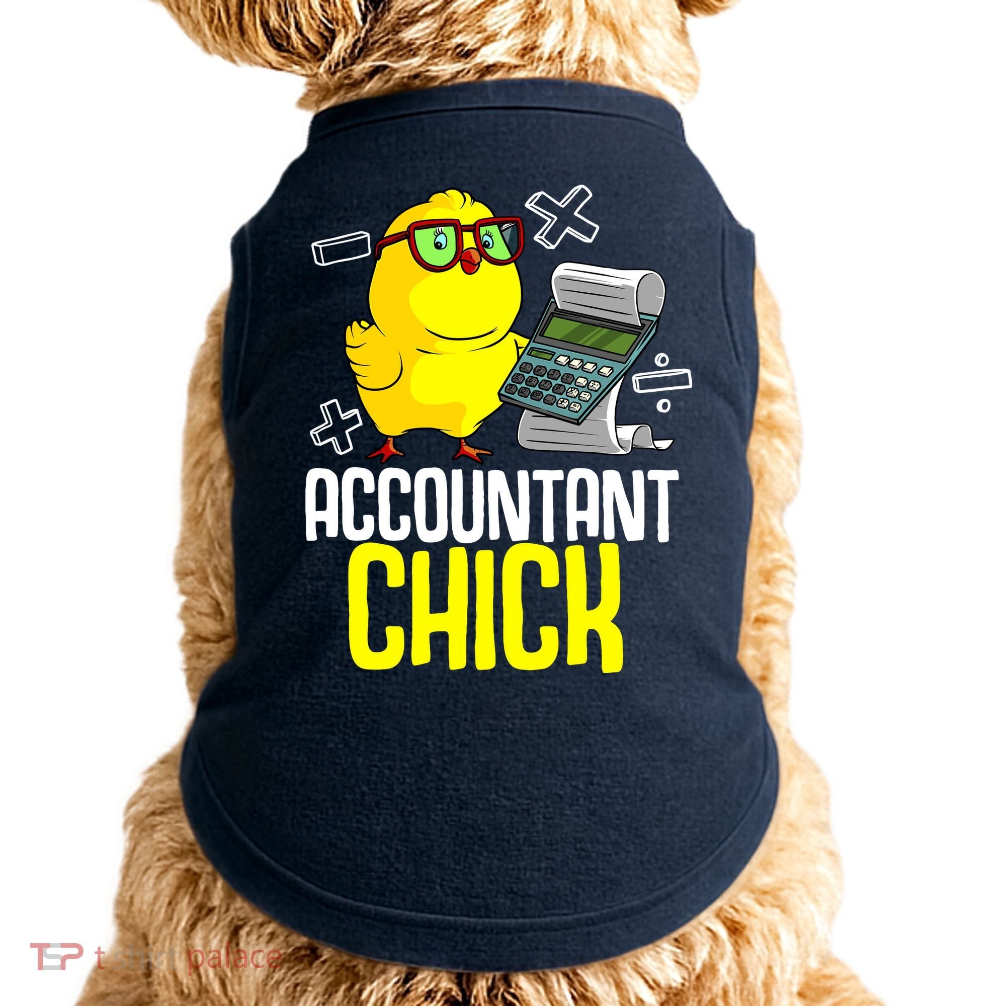 Funny Accountant Chick Gift For Cpa Bookkeeper Auditor Wo Doggie Tank