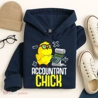 Funny Accountant Chick Gift For Cpa Bookkeeper Auditor Wo Hoodie thumb 4